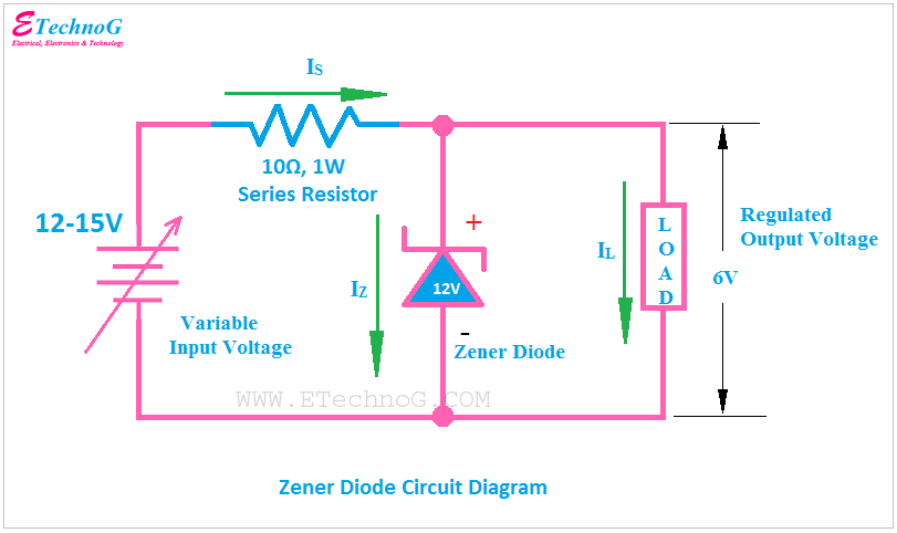 Schematic Diagram Zener Diode