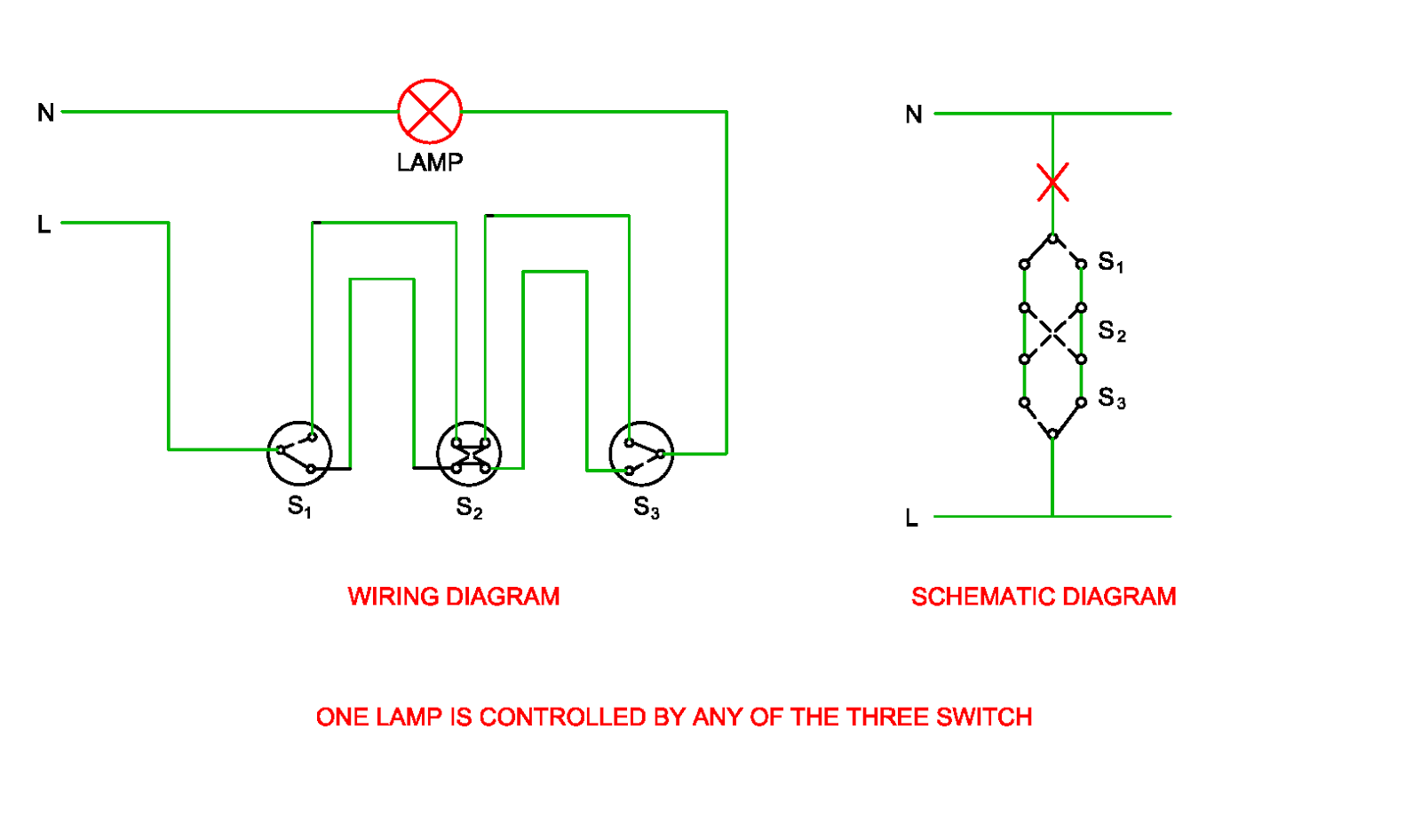Schematic Diagram Lamp Circuit