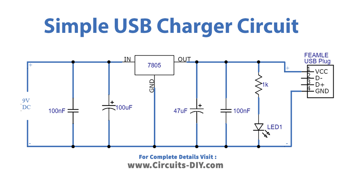Schematic Diagram Usb Charger