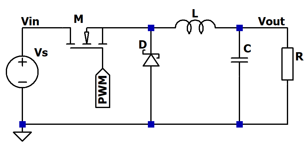 Schematic Diagram Buck Converter