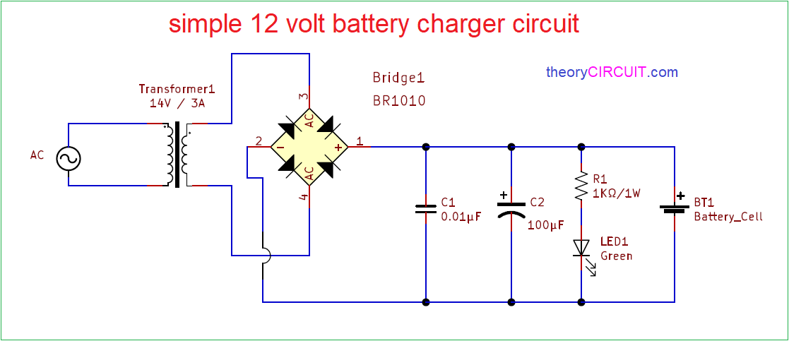 Schematic Diagram Battery Charger
