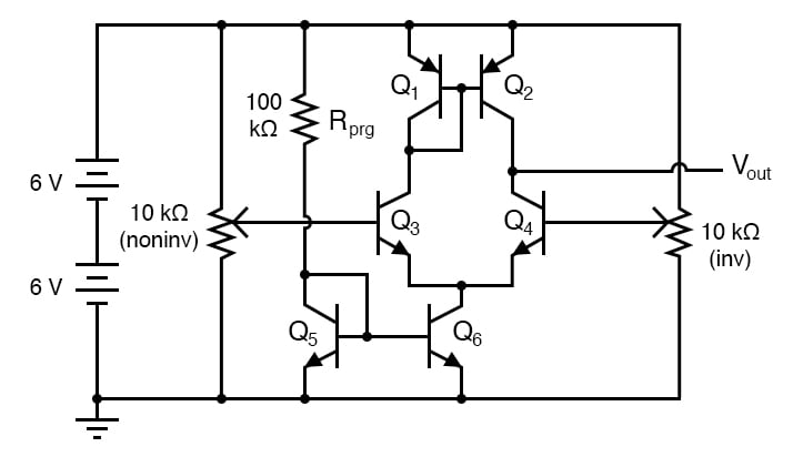 Schematic Diagram Op-amp Circuit