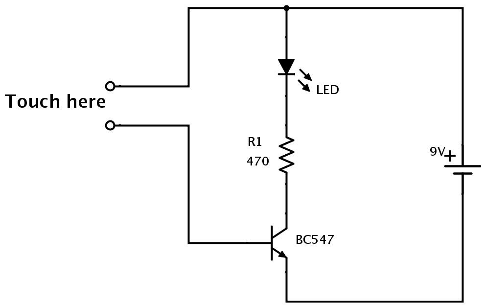 Schematic Diagram Touch Sensor
