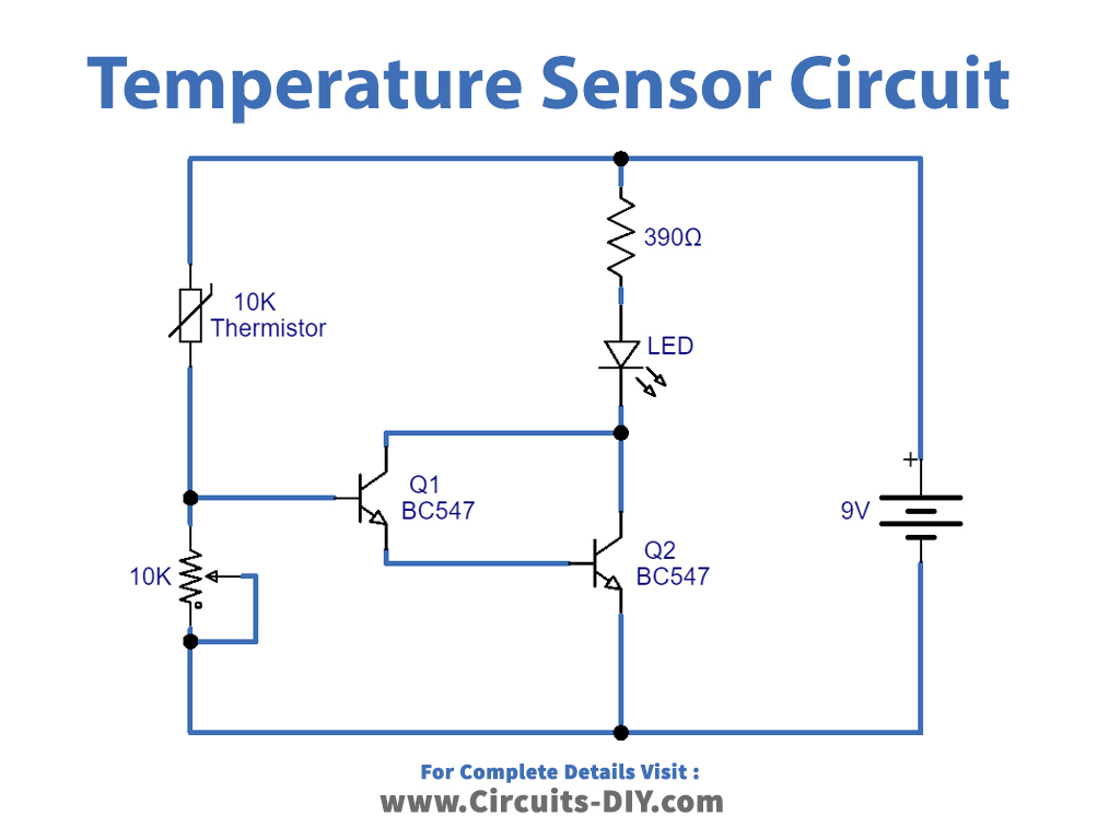 Schematic Diagram Temperature Sensor
