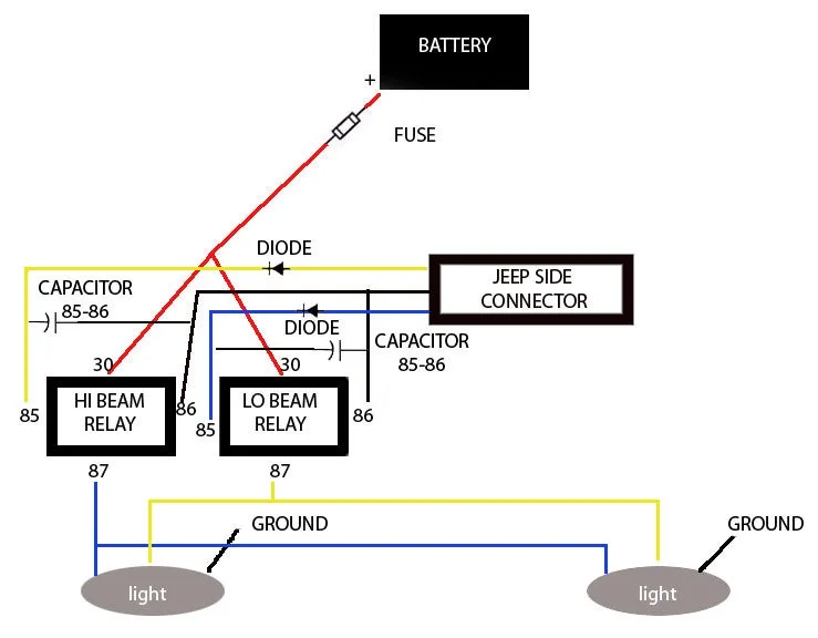 007Pam2 10 Wiring Diagram For Jeep Headlight Need Some Help With Wiring Driving Lights