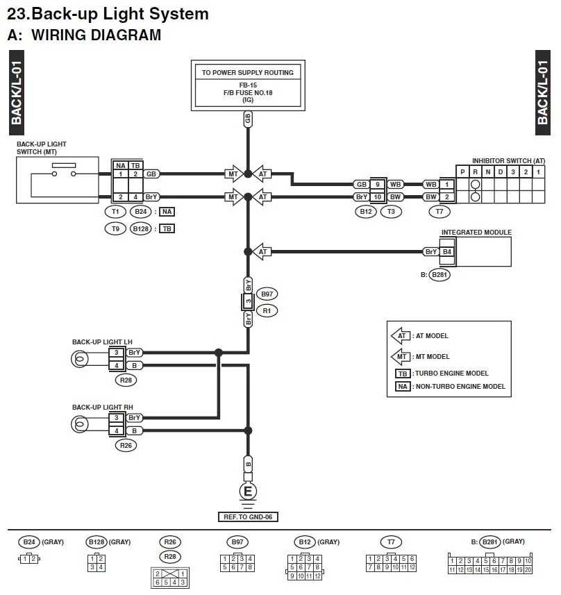 03 05 Back Up Reverse Lights Wiring Diagram Request Solved Subaru Forester Owners Forum