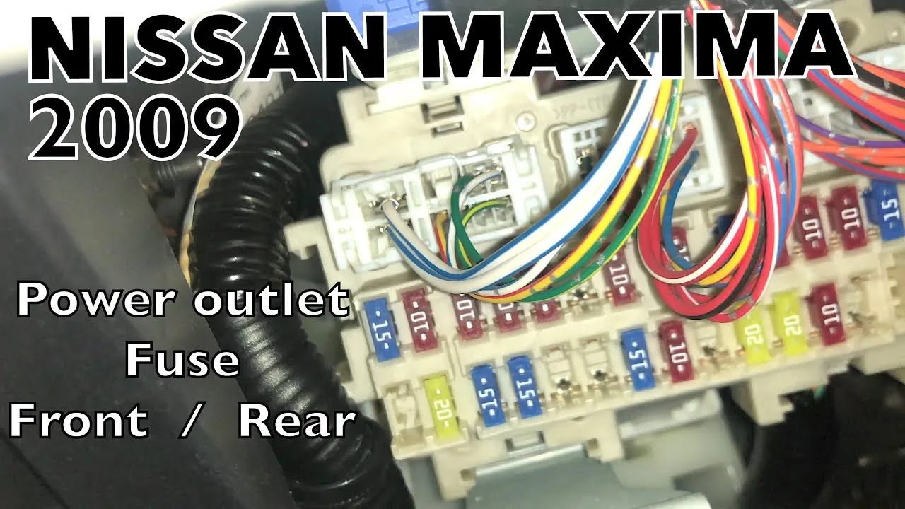 04 Nissan Maxima E4 Wiring Harness Diagram Fuse Box