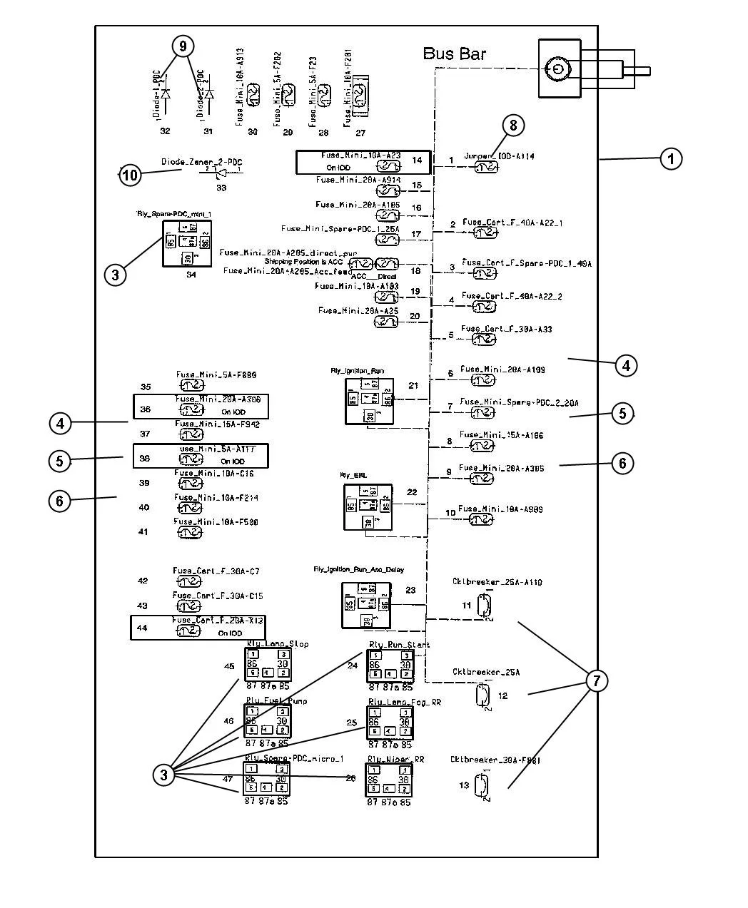 06 Chrysler 300 Fuse Box Diagram