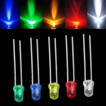 10 Luces Led 3Mm C D Technologia
