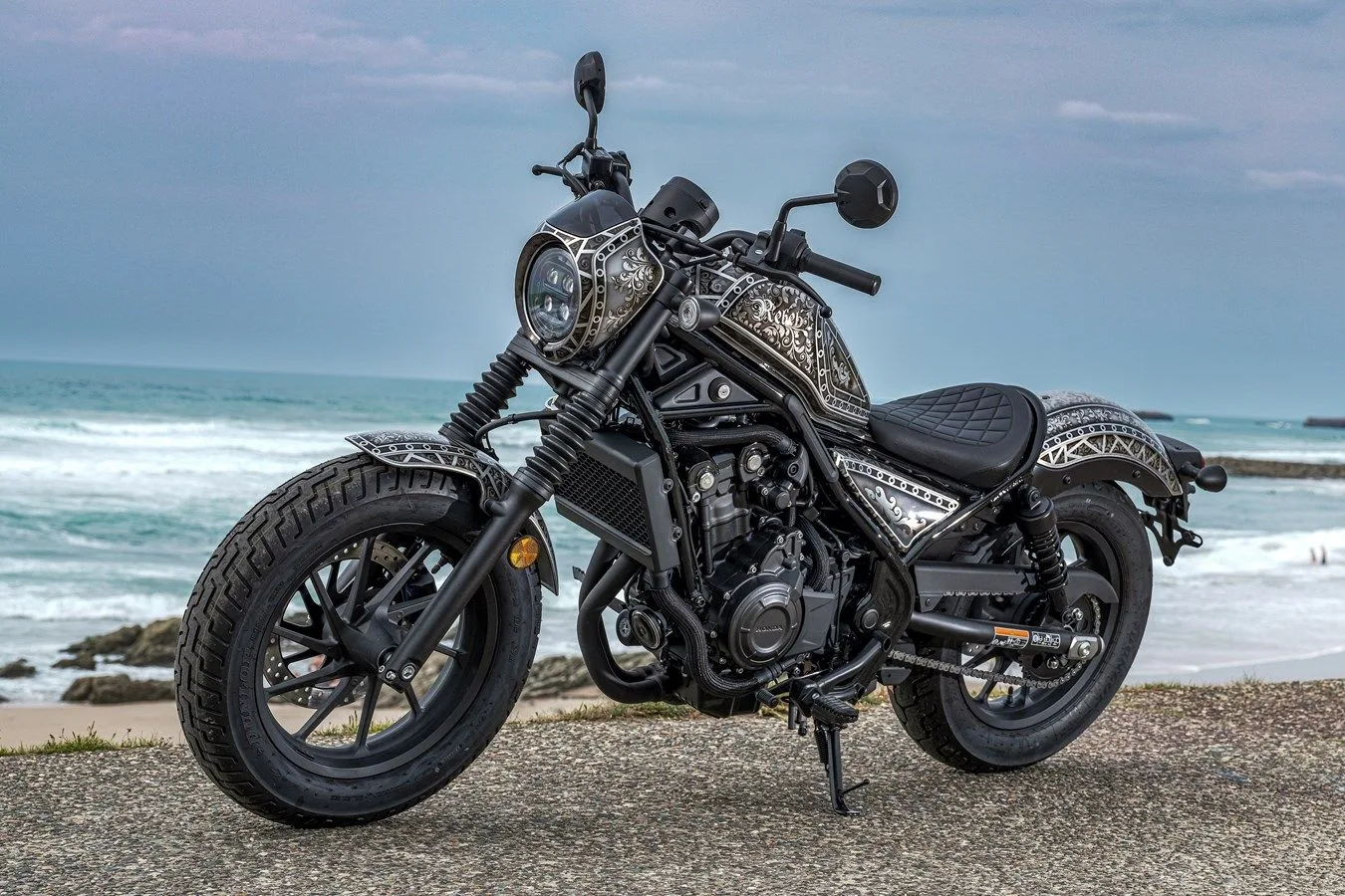 10 Moto Custom Honda Bellissime Viste Al Wheels And Waves Di Biarritz Gq Italia