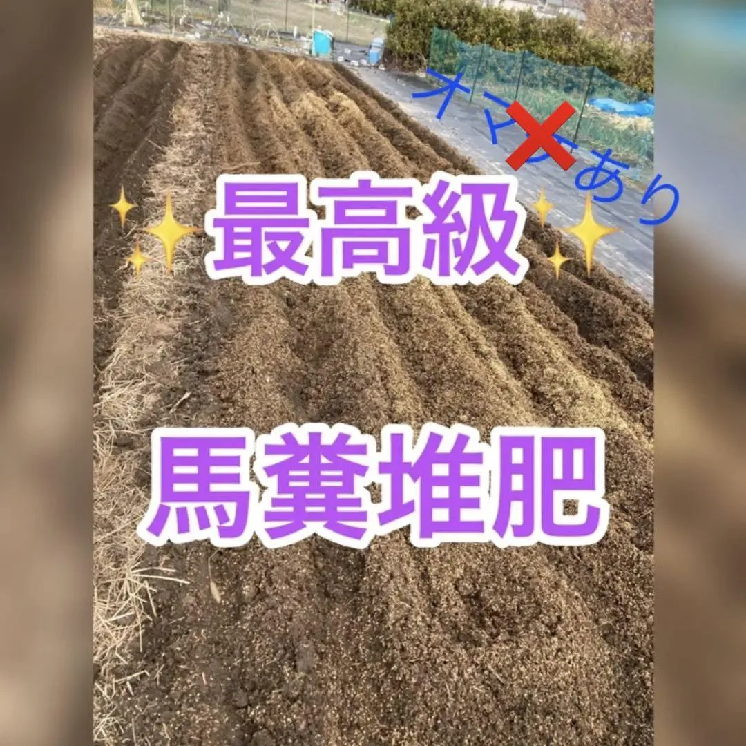 完熟馬糞堆肥 土壌改良 発酵 約10Kg 注文 約40L 秋野菜