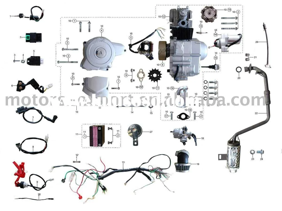 110Cc Pit Bike Wiring Diagram