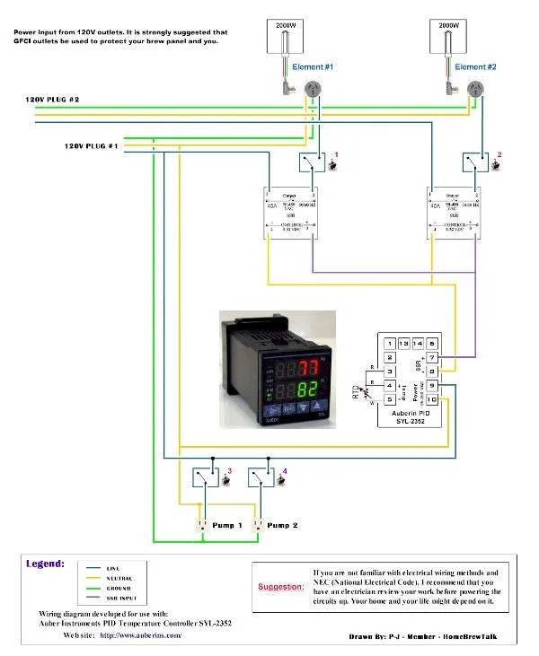 110V Switch Wiring Diagram