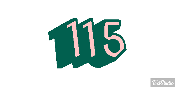 115 Number Animated Gif Logo Designs