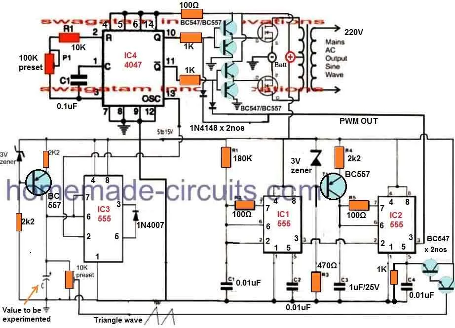12 Volt 1000 Watt Power Inverter Design Process 46 Off
