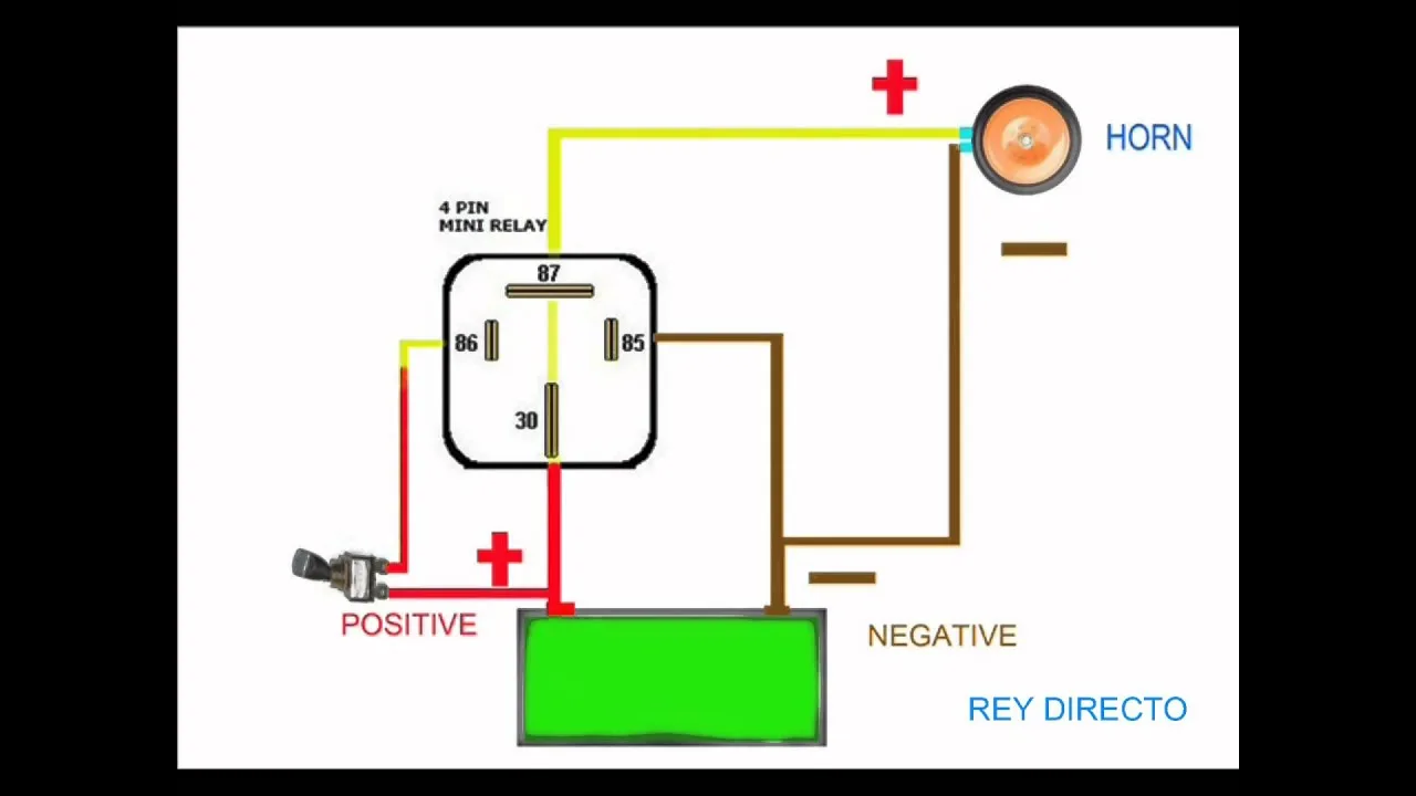 12 Volt Horn Relay Wiring Diagram