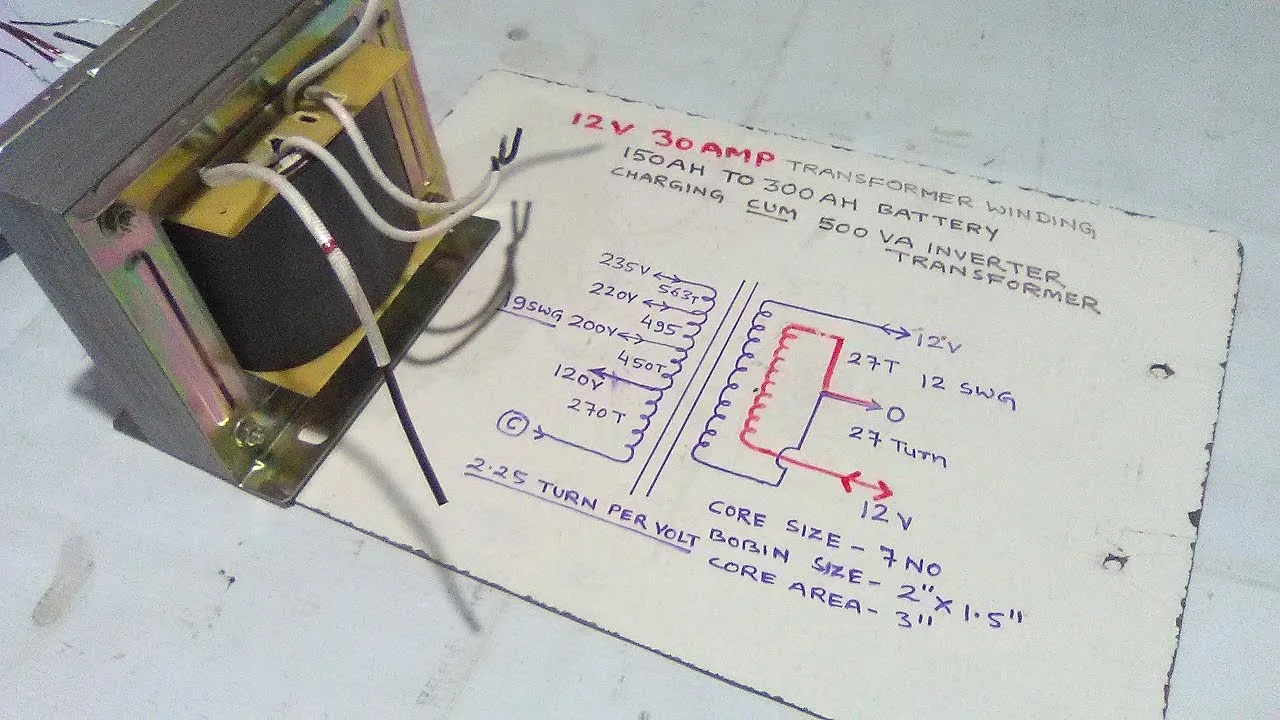 12 Volt Transformer Wiring Diagram