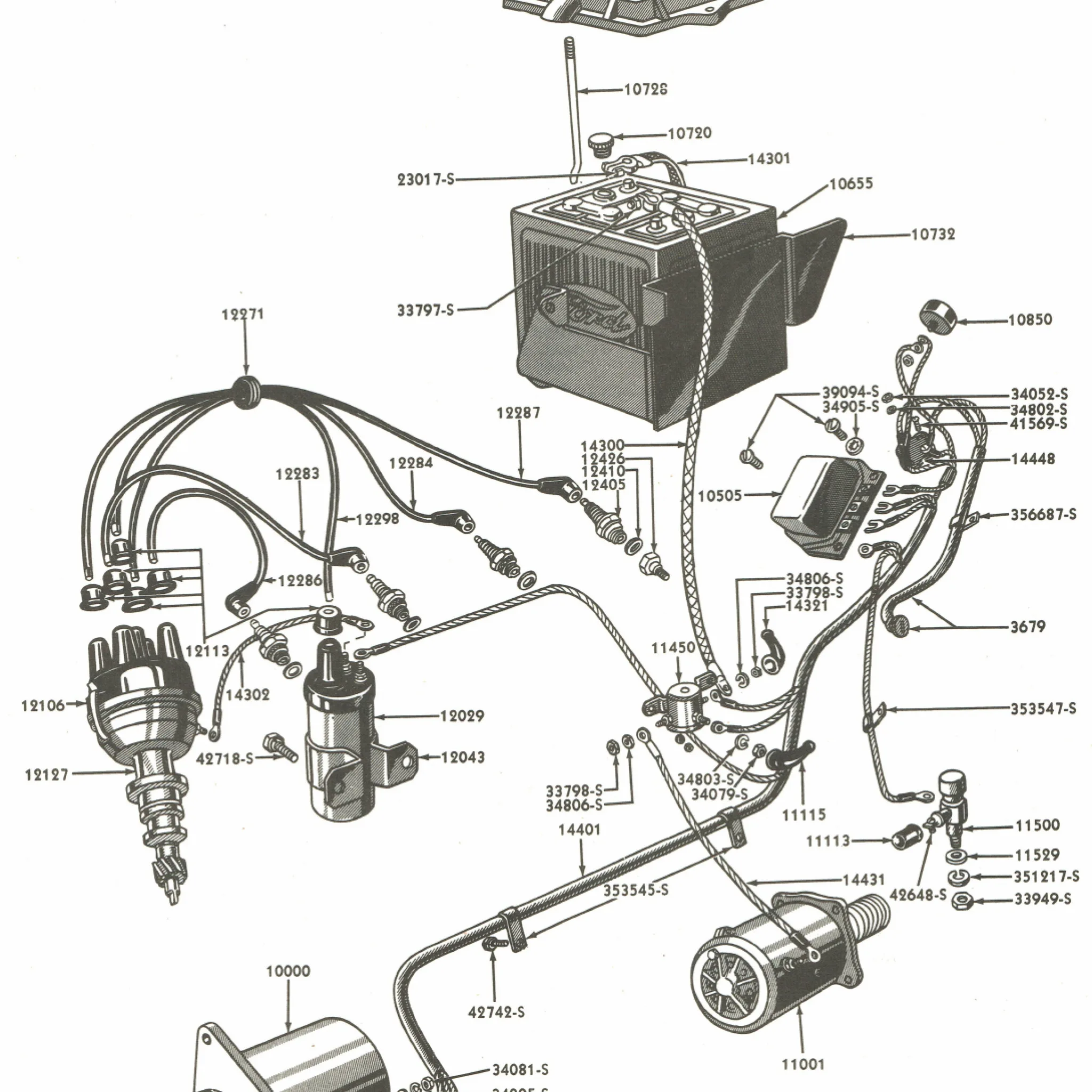 12 Volt Wiring Diagram For 8N Ford Tractor