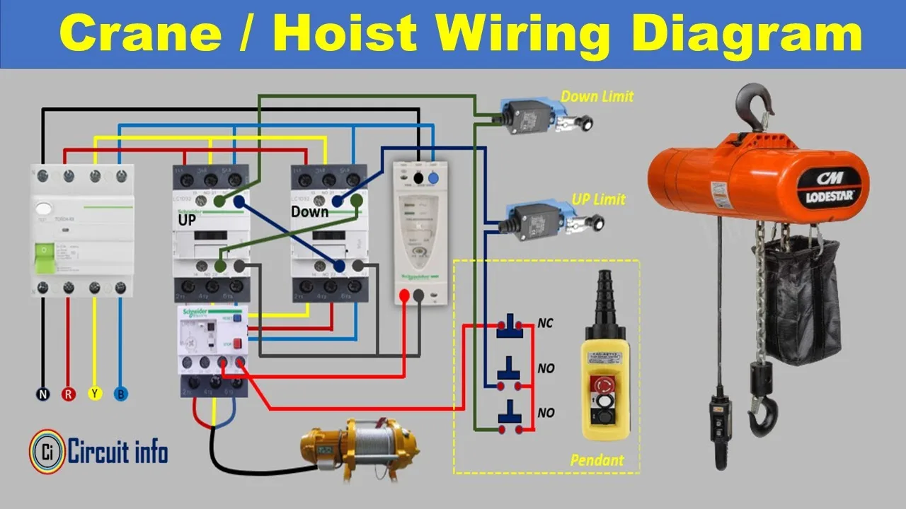 120 Volt Hoist Wiring Diagram Cm Et Lodestar User Manual Download Pdf