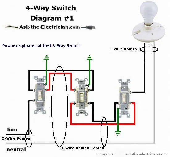 12V 2 Way Switch Wiring Diagram