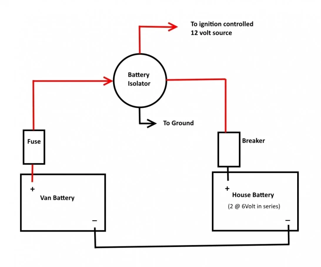 12V Battery Isolator Switch Wiring Diagram