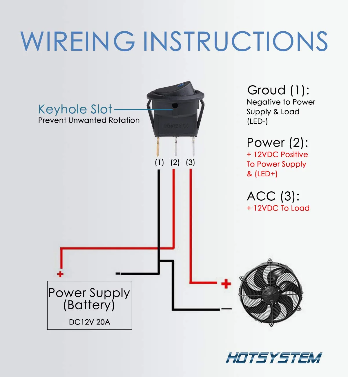 12V Dc Switch Wiring