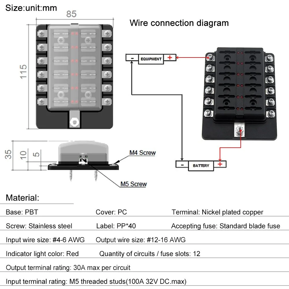 12V Fuse Panel Wiring Diagram Naturemed