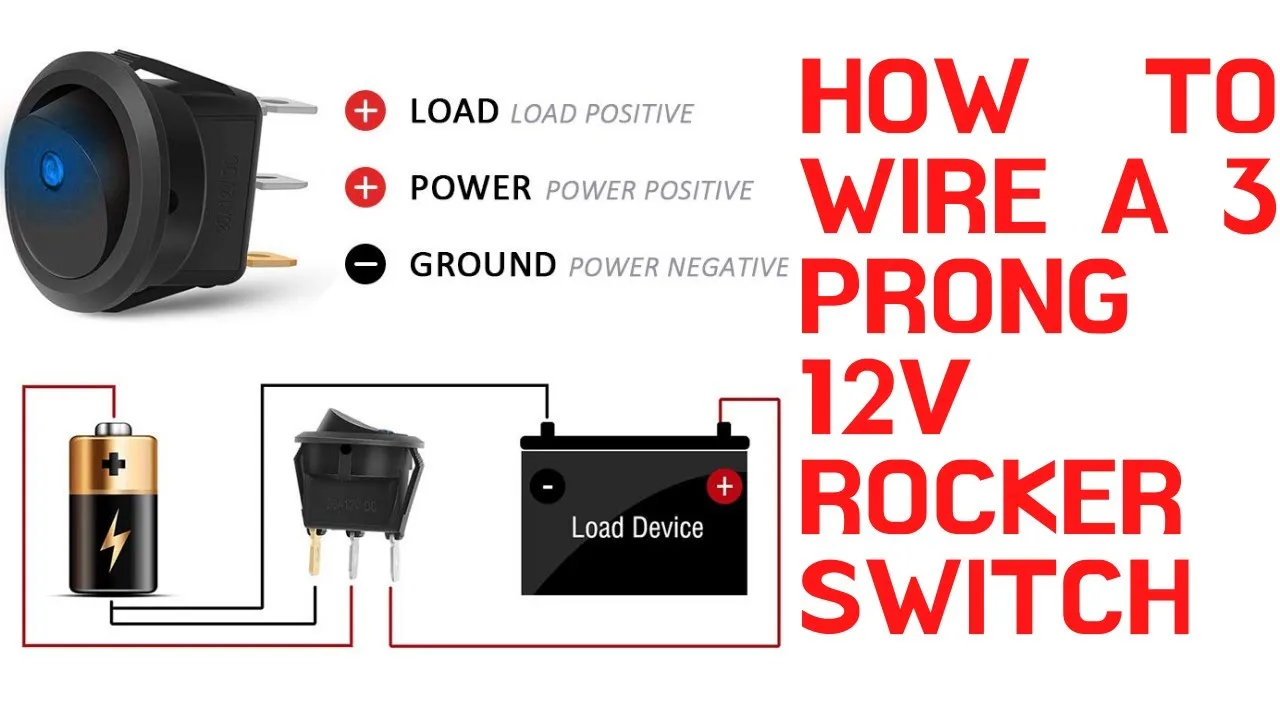 12V Lighted Switch Wiring
