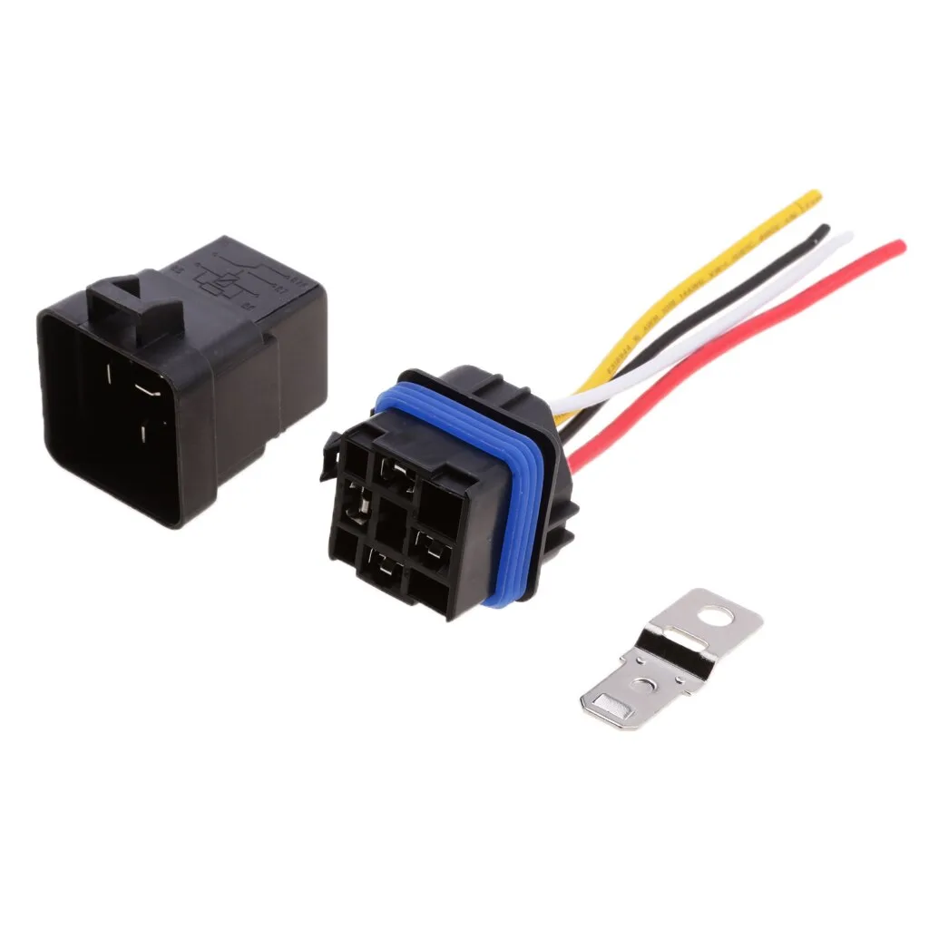 12V Relay 4 Pin Automotive 40Amp 40A 4 Wire Relay Grandado