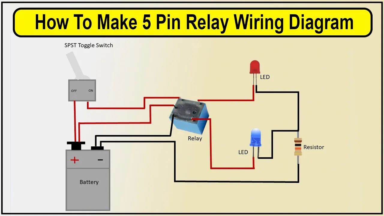 12V Relay Wiring Diagram 5 Pin