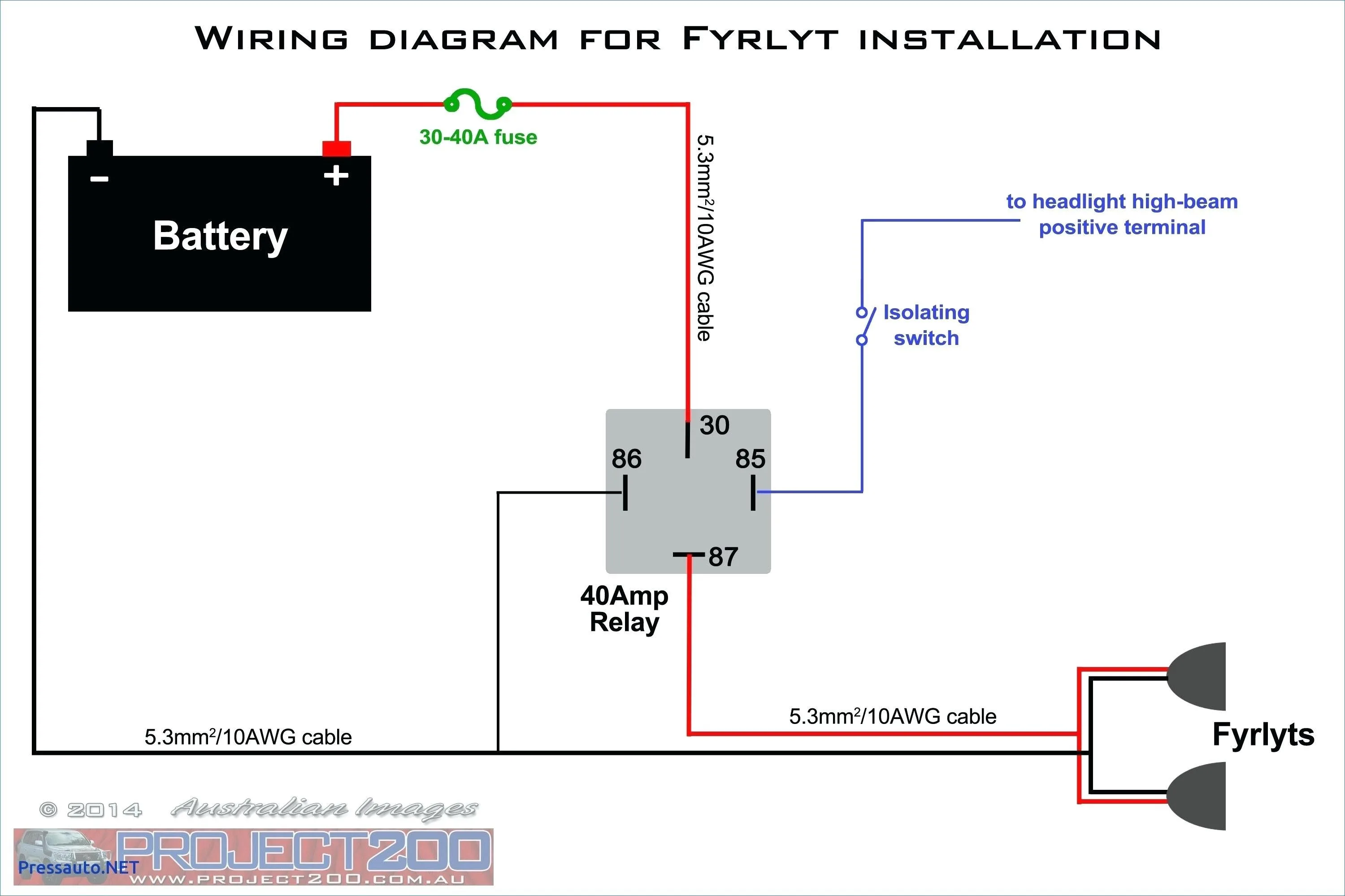 12V Relay Wiring Diagram Light