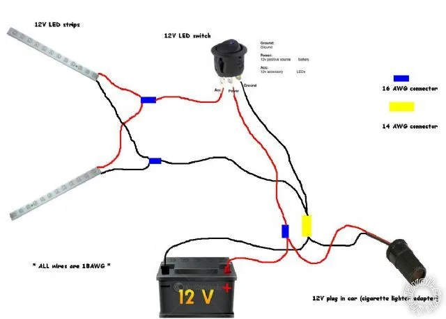 12V Switch Wiring Diagram