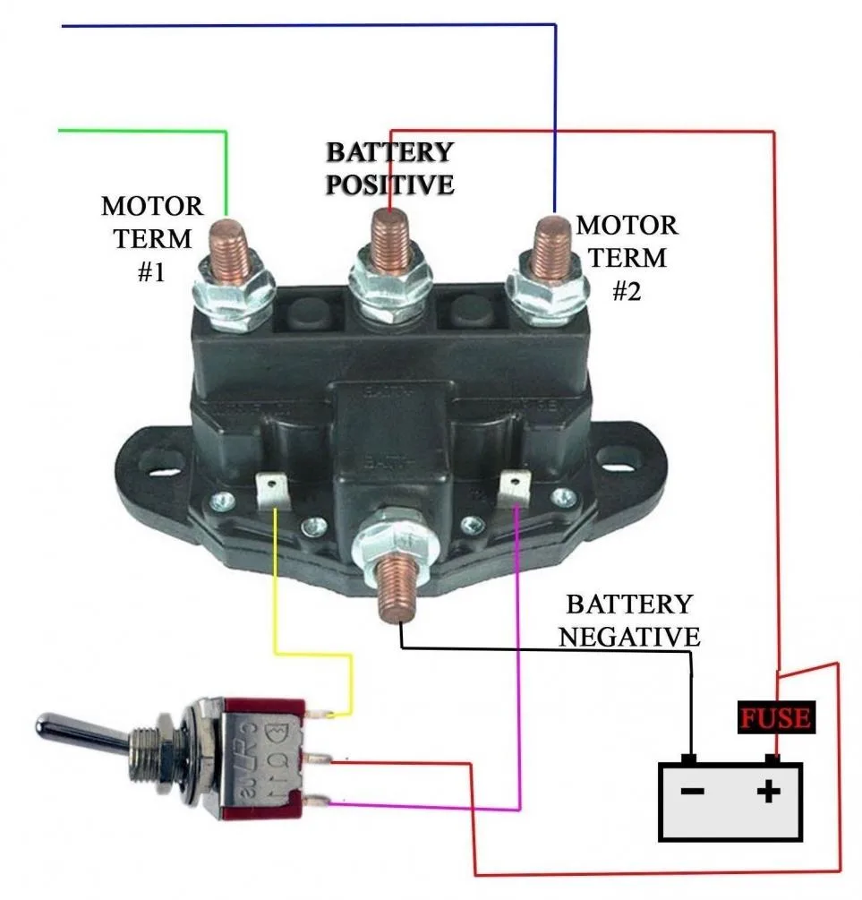 12V Winch Solenoid Wiring Diagram Wiring Diagram And Schematic