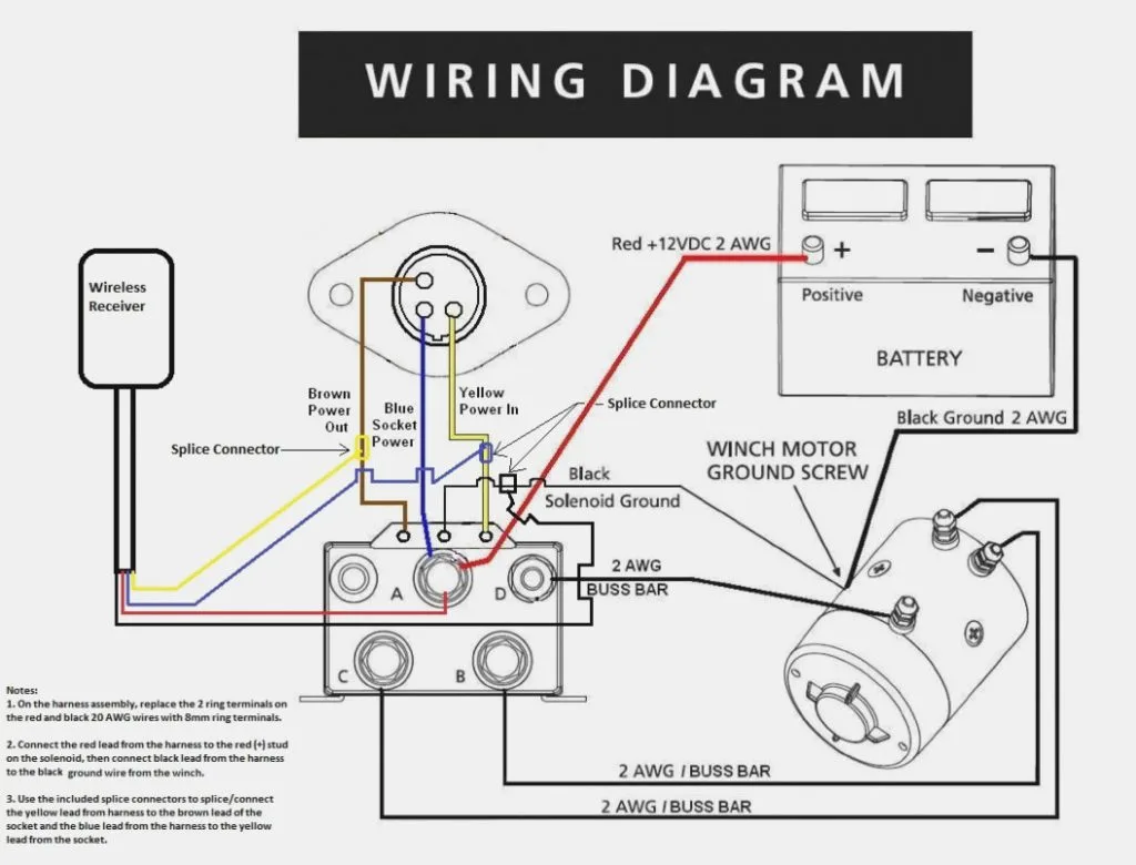 12V Winch Solenoid Wiring Diagram Wiring Diagram And Schematic