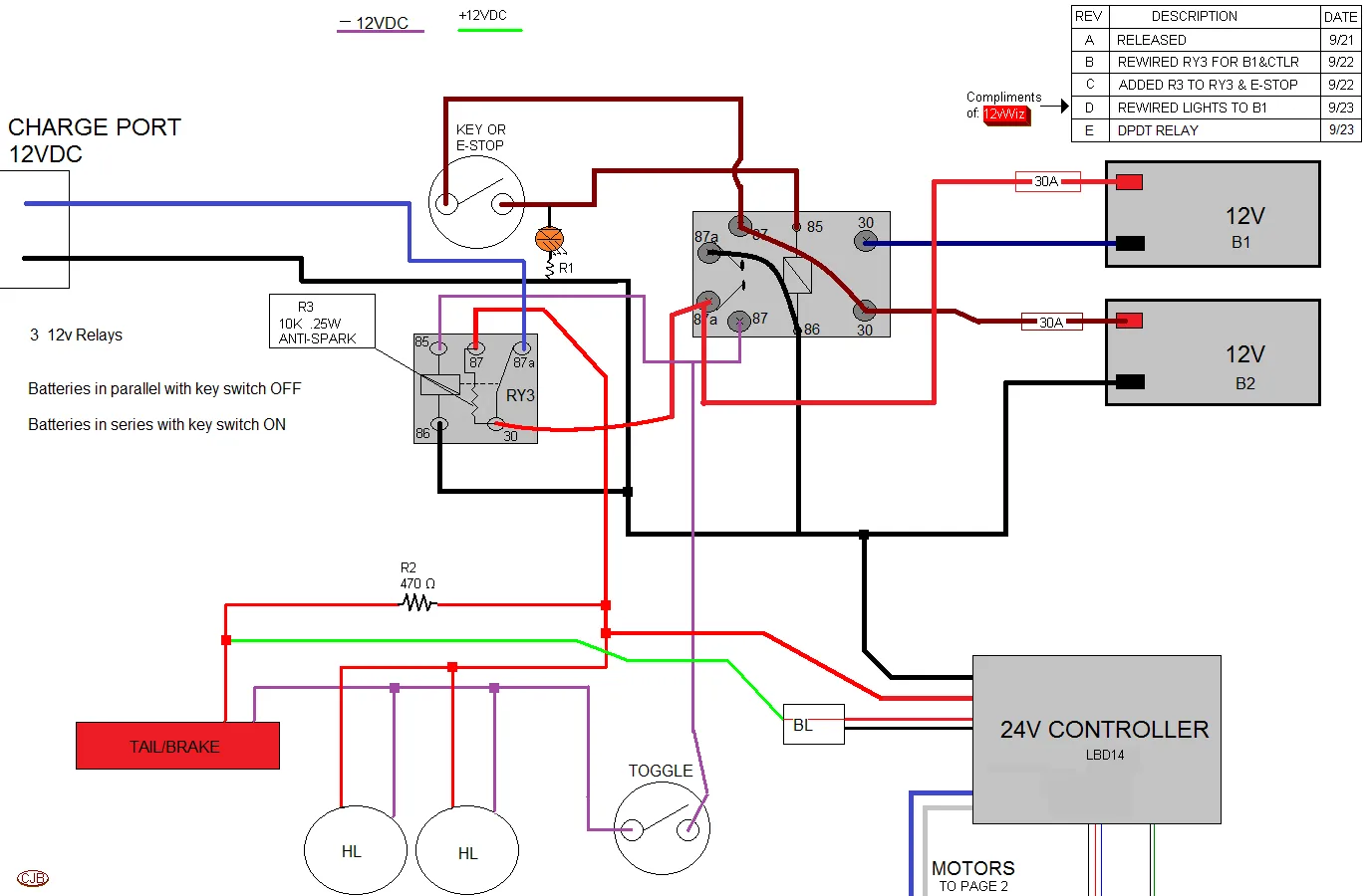 12V Wiring Power Wheels Wiring Diagram