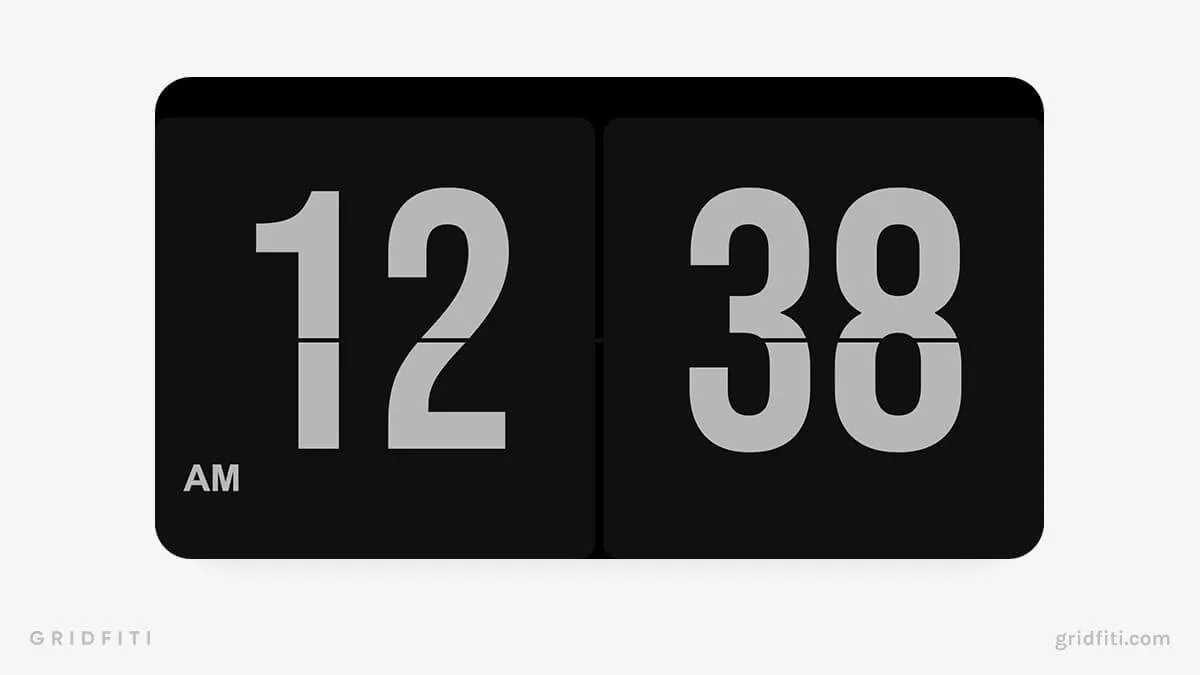 15 Aesthetic Online Clock Websites Extensions Apps Full Screen
