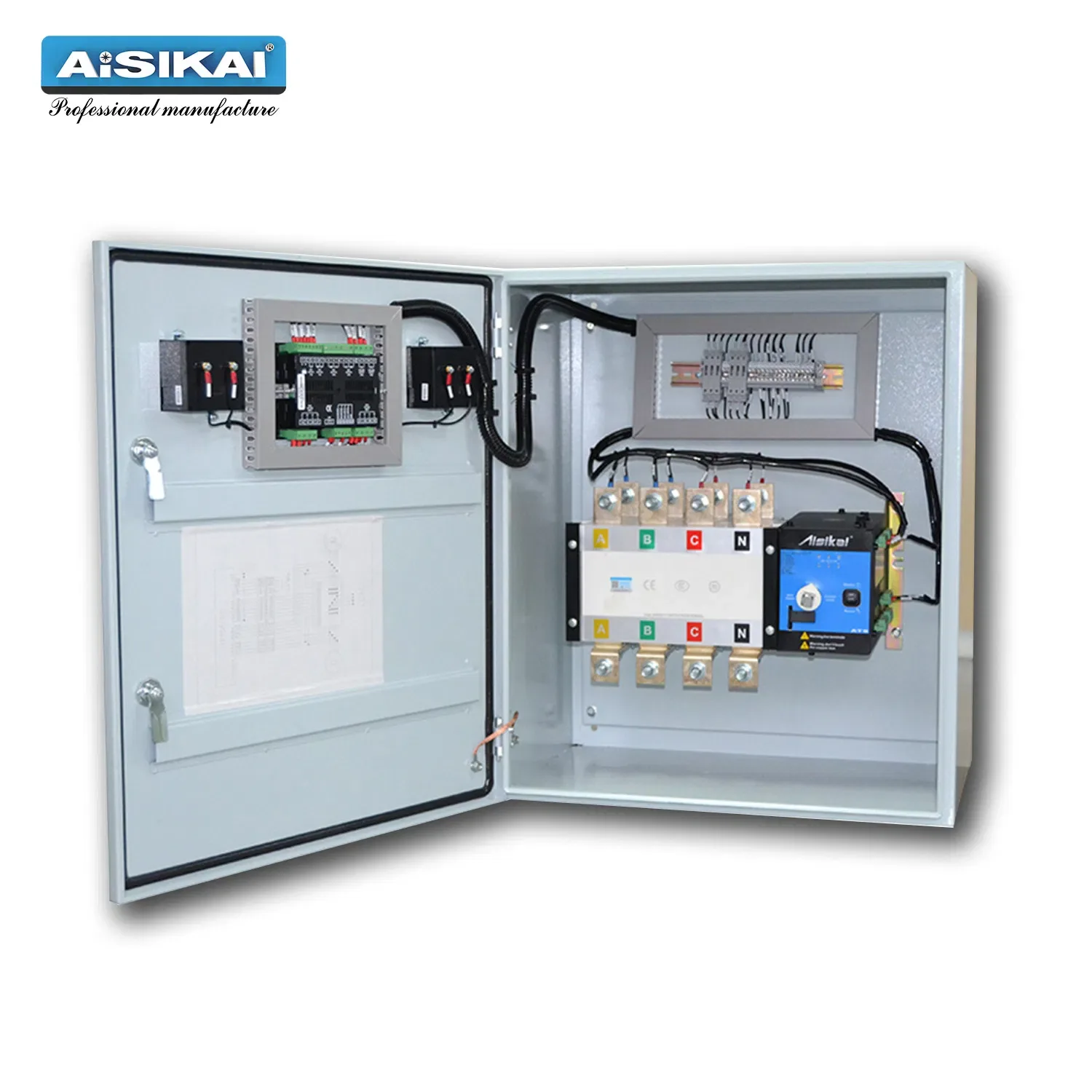 160A Acb Ats Mccb Low Voltage 3 Phase Distribution Board Panel Ats Cabinet And Power