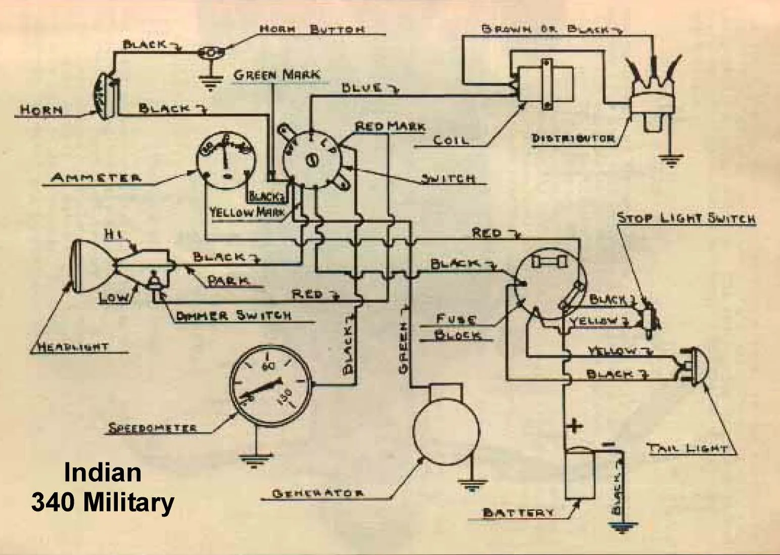 1940 Chevy Truck Wiring Diagram