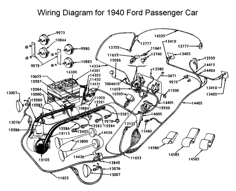 1941 Ford Wiring Diagram Image Causey