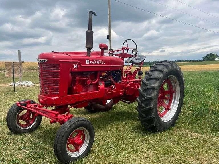 1945 Farmall M Wide Front Ser Fbk 142207 X1 New Rear Tires 12Volt New Paint New