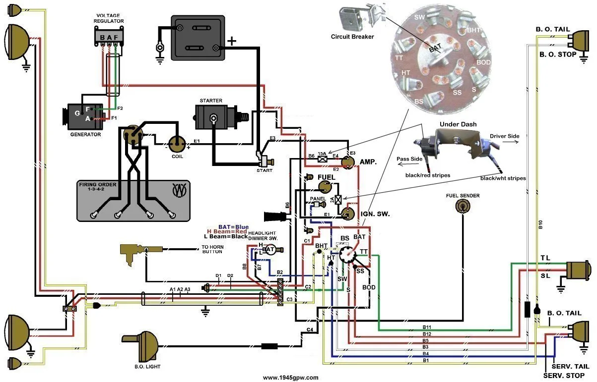 1946 Cj2A Wiring Diagram