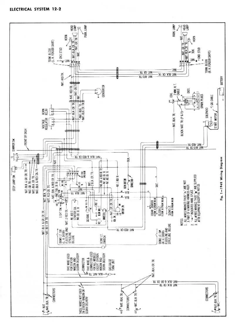 1949 Chevy Truck Wiring Diagram Craftsly