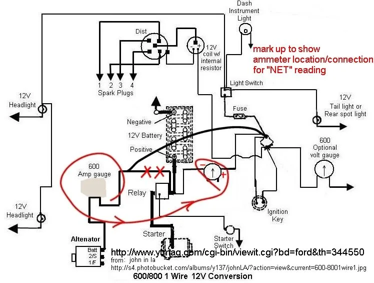 1953 Ford F100 Wiring Diagram