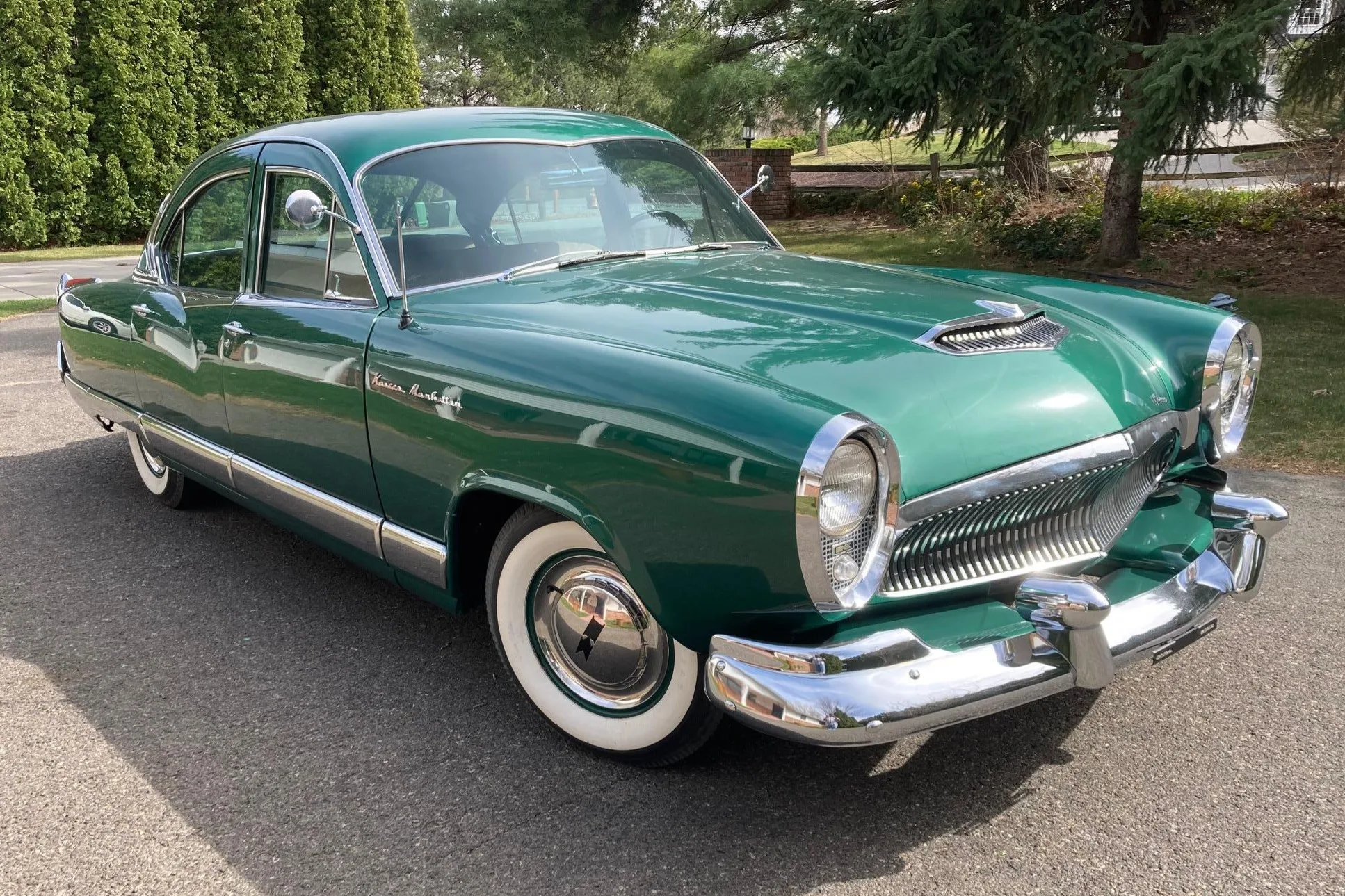 1954 Kaiser Manhattan Supercharged Sedan For Sale On Bat Auctions Sold For 15 750 On April 9