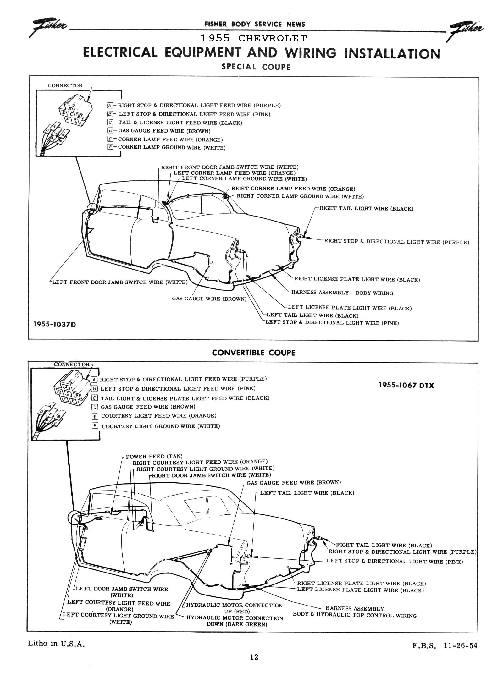 1955 Chevy Bel Air Ignition Switch Wiring Diagram Wiring Diagram And Schematic