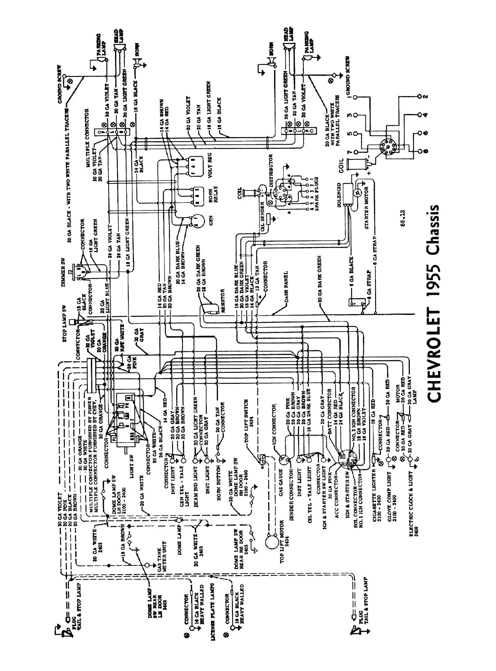 1955 Chevy Wiring Schematic