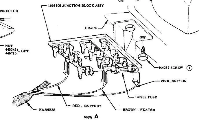 1956 Chevy Fuse Panel Diagram
