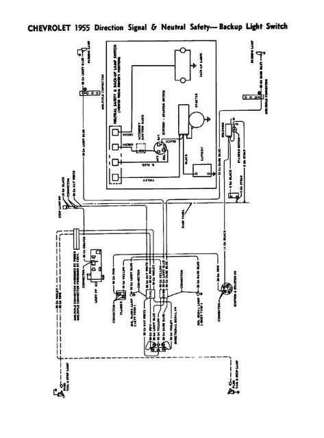 1956 Chevy Headlight Switch Wiring Diagram