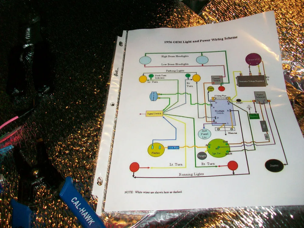 1956 Ford Headlight Switch Wiring Diagram