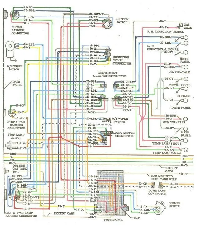 1956 Ford Thunderbird Wiring Diagram